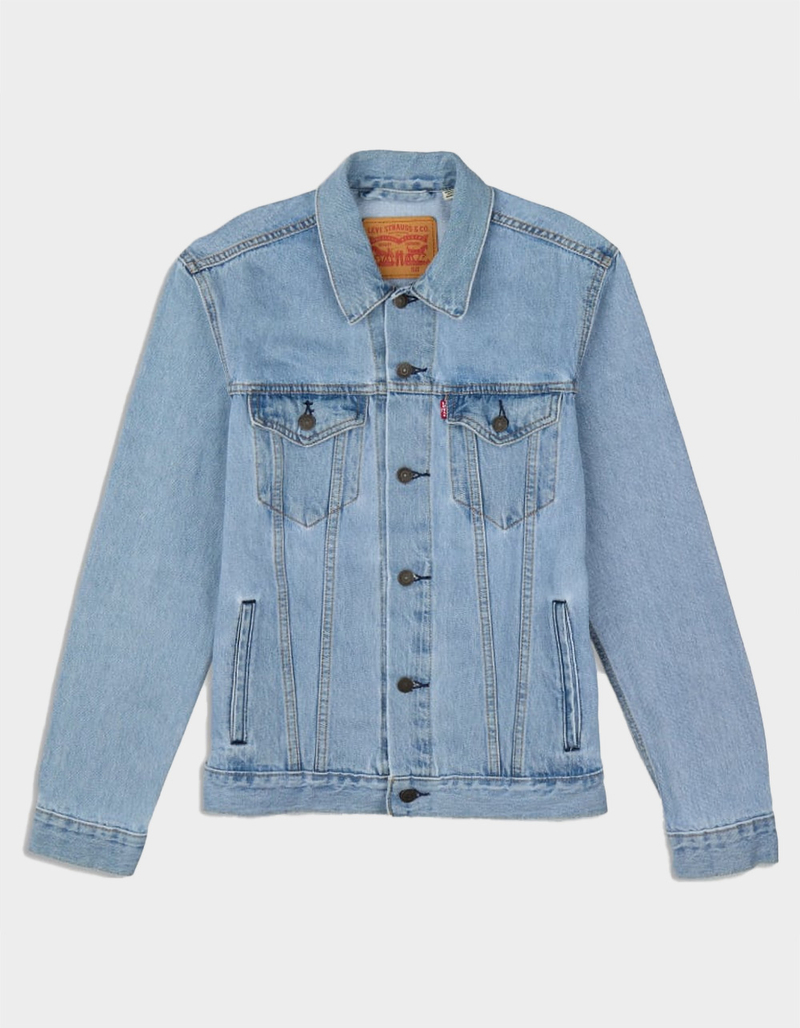 LEVI'S Mens Trucker Jacket - Light Stonewash image number 0