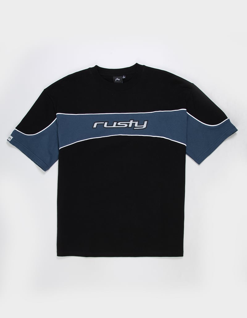 RUSTY Kinetic Mens Oversized Heavyweight Tee image number 0