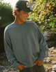 RSQ Mens Washed Oversized Crewneck Sweatshirt image number 1