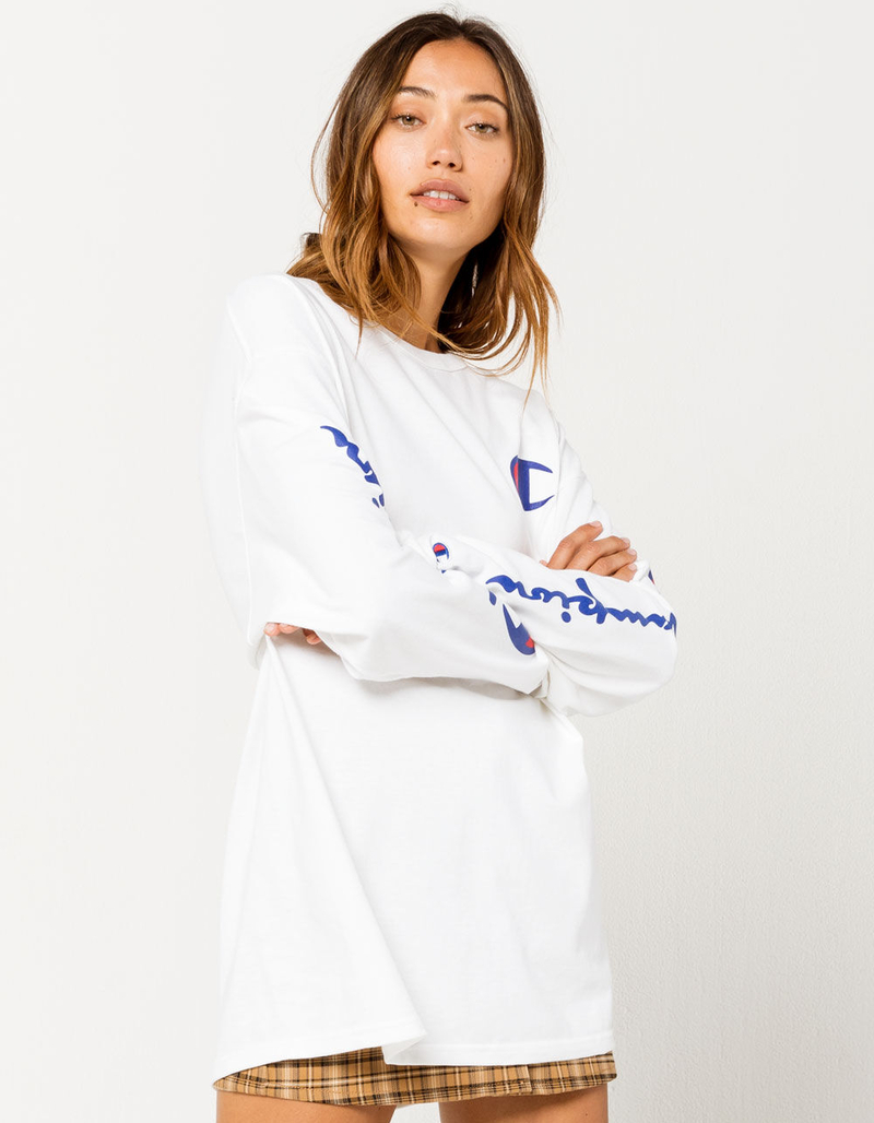 CHAMPION Left Chest C Womens Tee image number 1