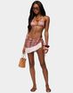 EDIKTED Lakelyn Fringe Zigzag Crochet Sarong image number 5