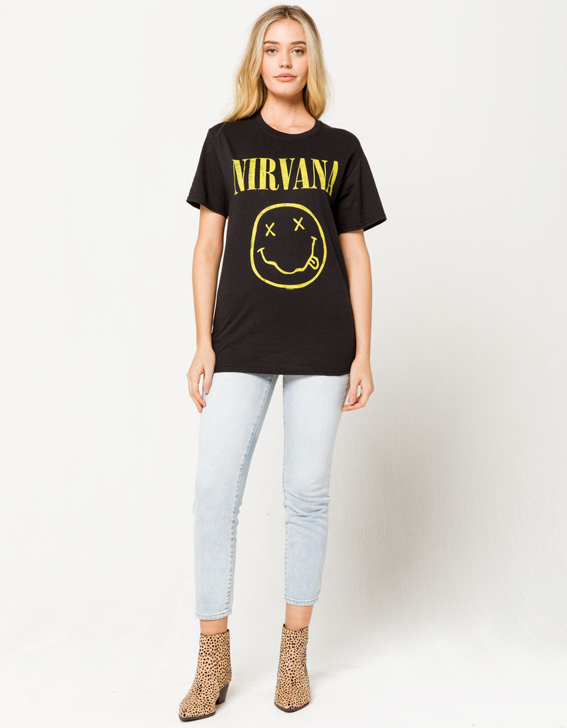 NIRVANA Womens Boyfriend Tee image number 3