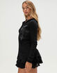 AFFLICTION Chaos Womens Button Up Hoodie image number 3