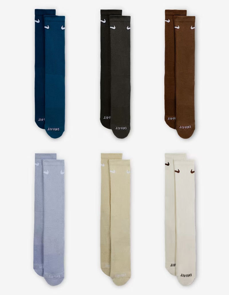 NIKE Everyday Plus Cushioned 6 Pack Crew Socks image number 0