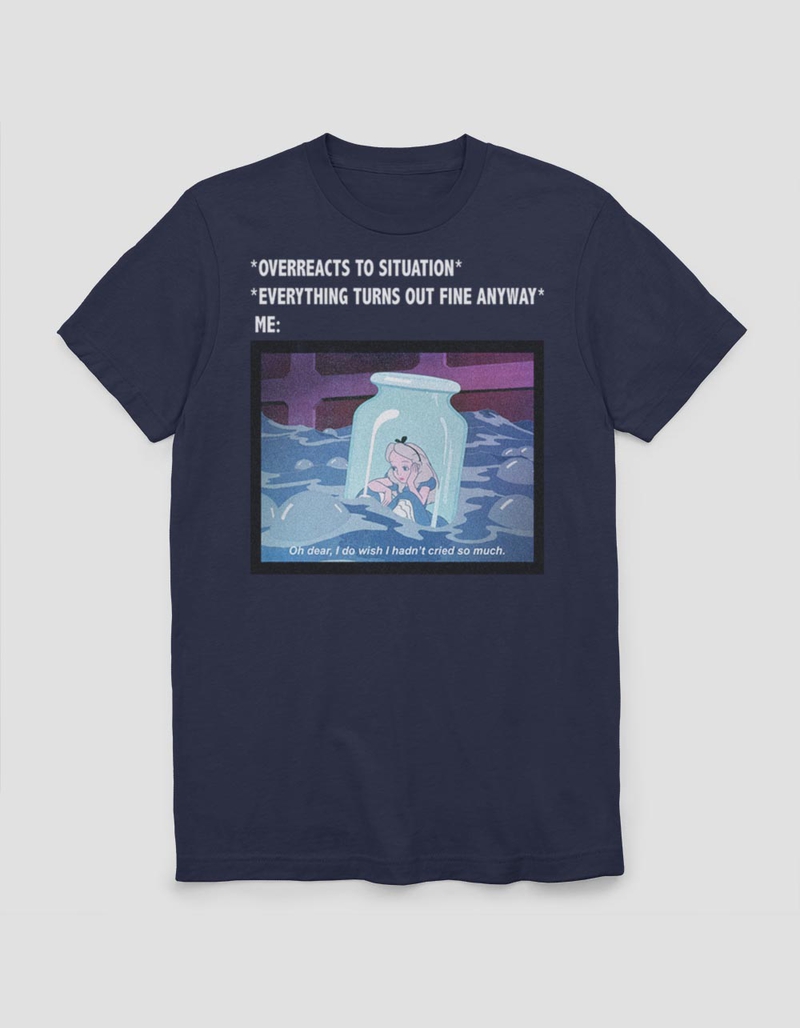 ALICE IN WONDERLAND Anxiety Meme Tee image number 0