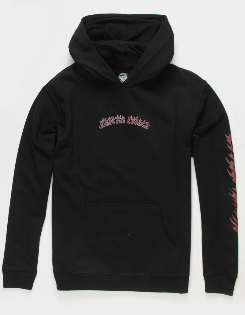 SANTA CRUZ Empty Flamed Boys Hoodie image number 1