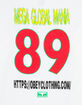 OBEY Mega Global Mana Mens Long Sleeve Tee image number 5