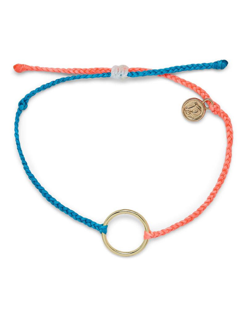 PURA VIDA 2 Tone Full Circle Gold Bracelet image number 0