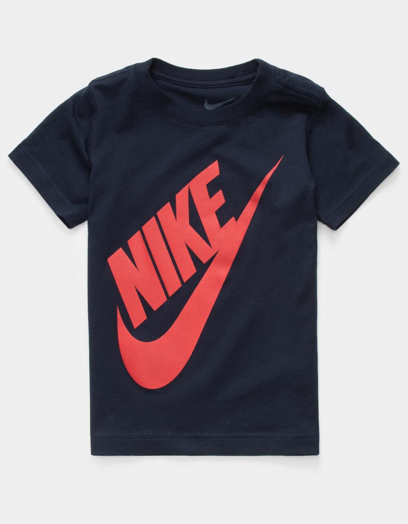 NIKE Oversized Futura Little Boys Dark Blue T-Shirt (4-7) image number 0