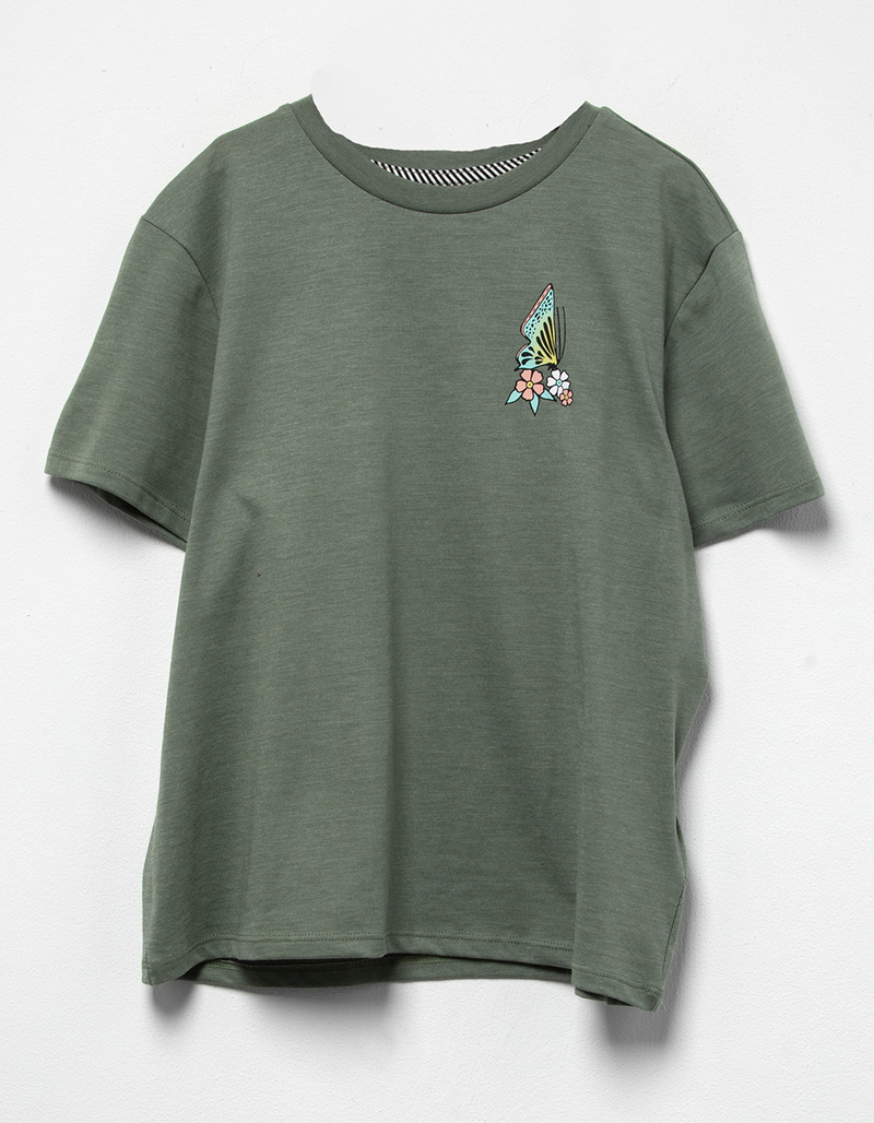 VOLCOM Butterfly Stone Girls Boyfriend Tee image number 1
