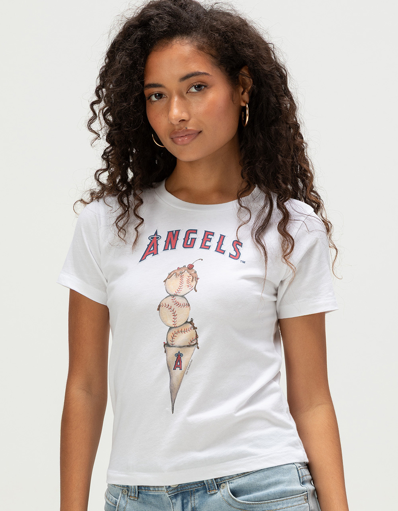 TINY TURNIP Los Angeles Angels Scoop Womens Tee image number 0