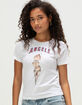 TINY TURNIP Los Angeles Angels Scoop Womens Tee image number 1