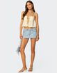 EDIKTED Loula Tie Front Tank Top image number 2