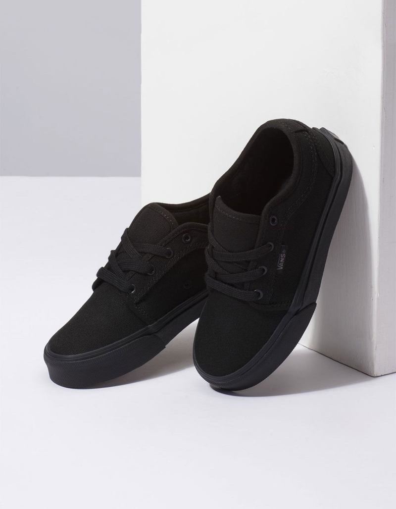 VANS Chukka Low Blackout Kids Shoes image number 3