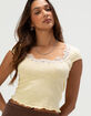 FREE PEOPLE Oh My Darling Womens Tee image number 5