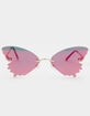 Butterfly Rimless Sunglasses image number 2