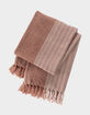 Carter Terracotta Throw Blanket image number 1