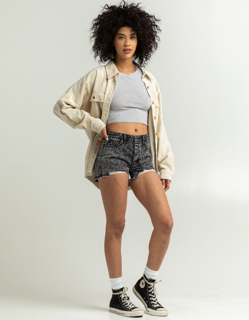 RSQ Vintage High Rise Womens Denim Shorts image number 5