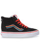 VANS Chenille Sk8-Hi Zip Girls Shoes image number 1