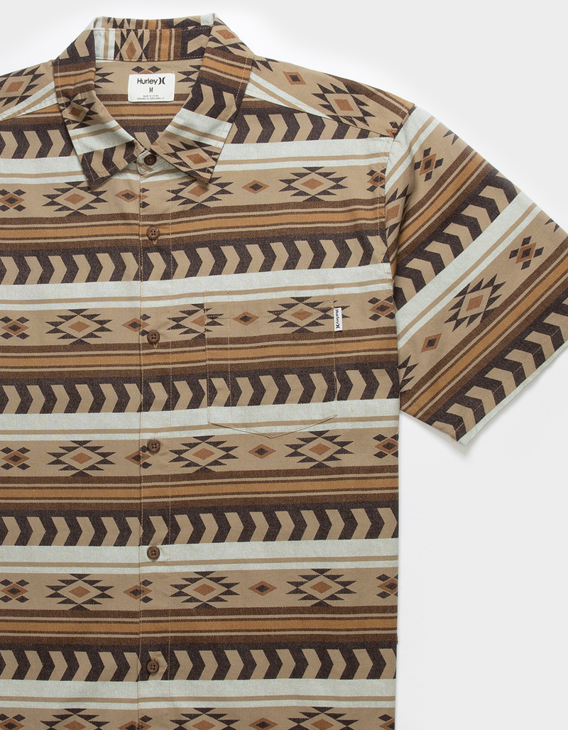 HURLEY Lido Stretch Mens Button Down Shirt image number 1