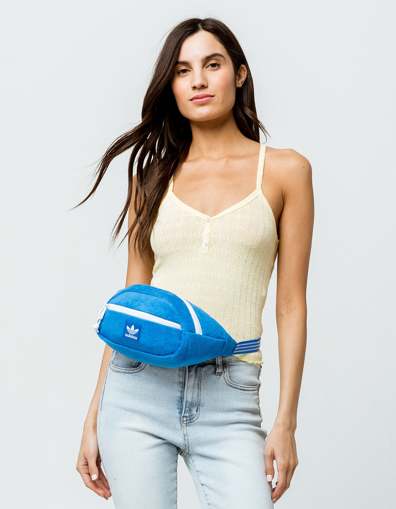 ADIDAS Originals Terry Waist Blue Fanny Pack image number 3