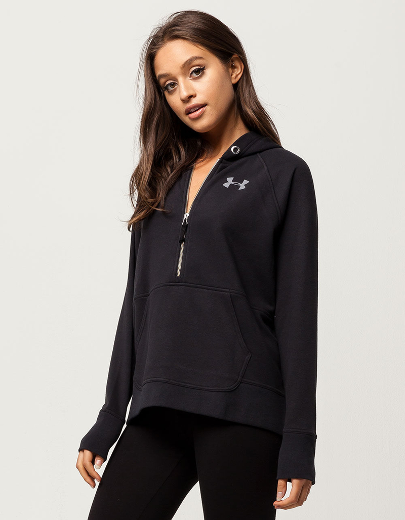 UNDER ARMOUR Half Zip Womens Hoodie image number 2