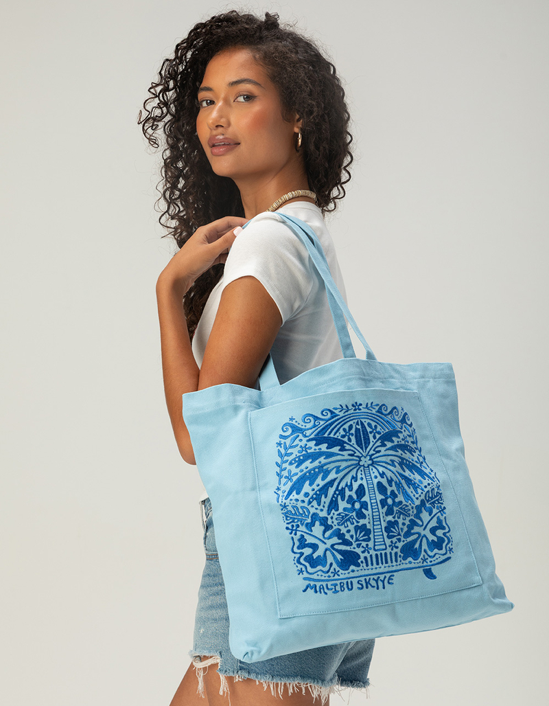 MALIBU SKYYE Coastal Palms Tote Bag image number 7