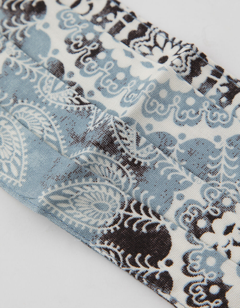 LOTUS AND LUNA Navy Fashion Face Mask image number 2