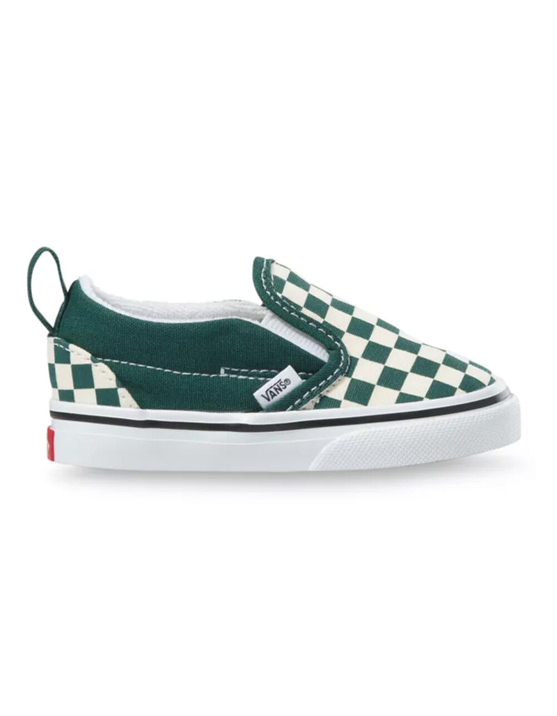 VANS Toddler Checkerboard Slip-On Velcro Shoes image number 3