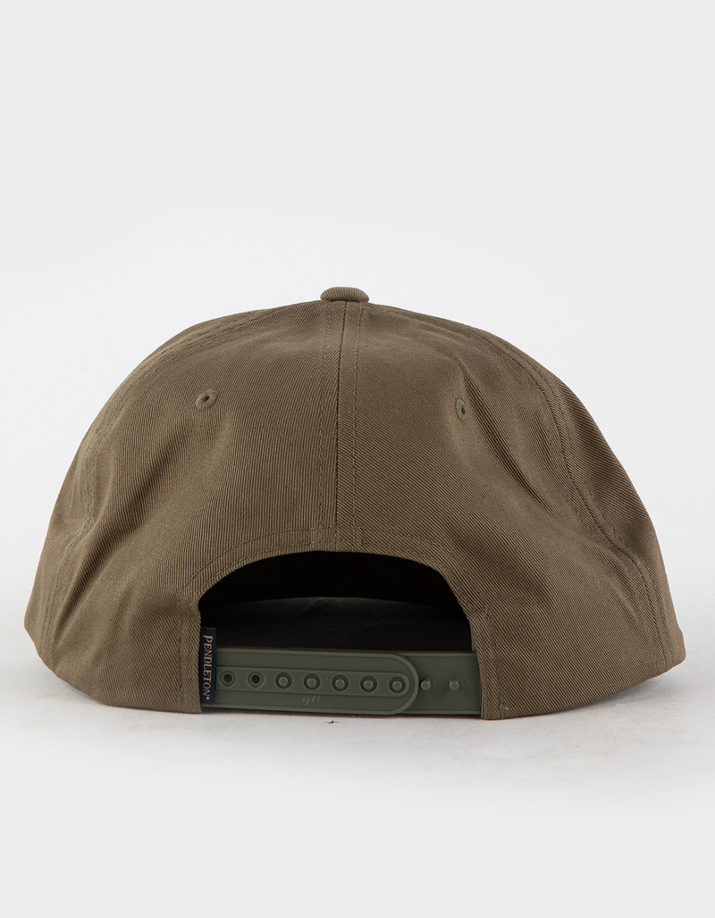 PENDLETON Logo Flat Brim Snapback Hat image number 2