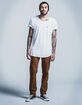 RSQ London Mens Skinny Chino Pants image number 1