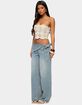 EDIKTED Laurin Crochet Strapless Top image number 4