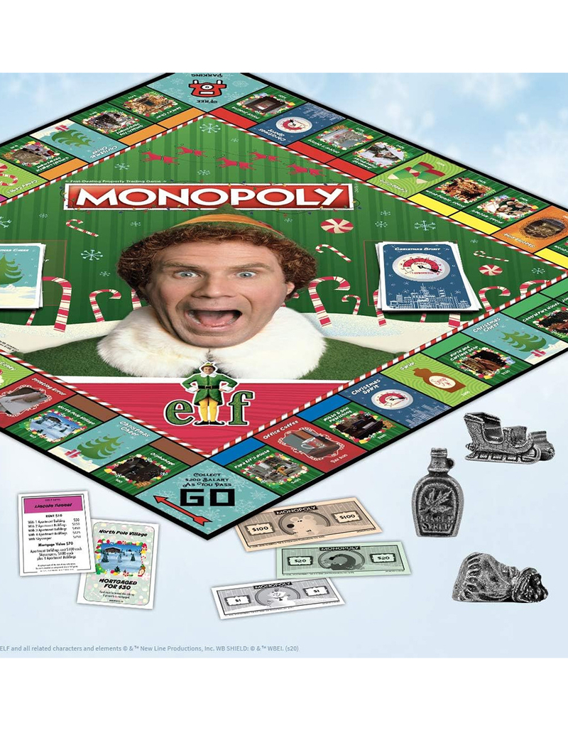 USAOPOLY Monopoly Elf Board Game image number 1