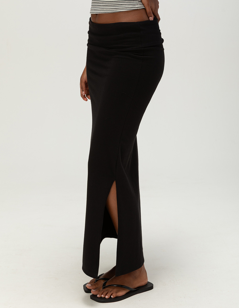 TILLYS Womens Fold Over Maxi Skirt image number 2