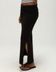 TILLYS Womens Fold Over Maxi Skirt image number 3