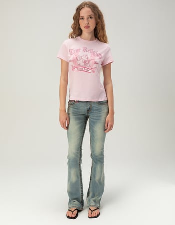 TRUE RELIGION Crystal Classic Womens Tee Alternative Image