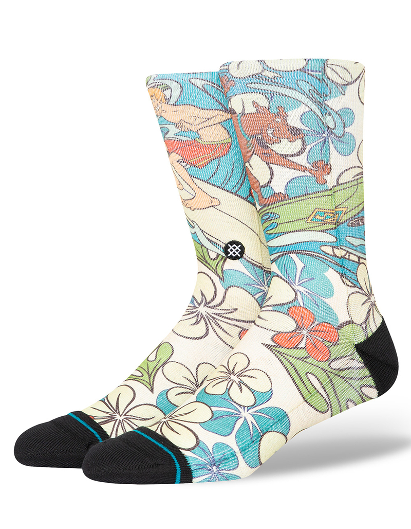 STANCE x Scooby-Doo Surfs Up Shaggy Mens Crew Socks image number 0