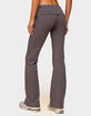 EDIKTED Oriane Foldover Flared Leggings image number 3