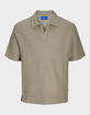 JACK & JONES Roxbury Mens Split Neck Short Sleeve Polo Shirt  image number 1