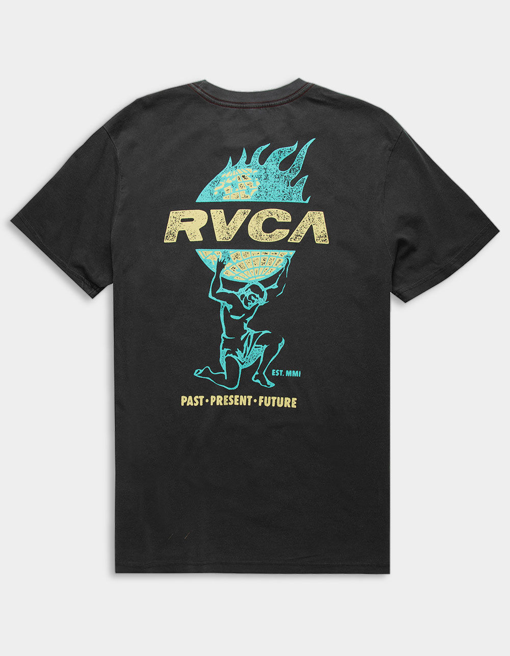 RVCA Atlas Mens T-Shirt - OFFBL - 403234104