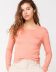 ROXY Frozen Day Womens Ribbed Tee image number 2