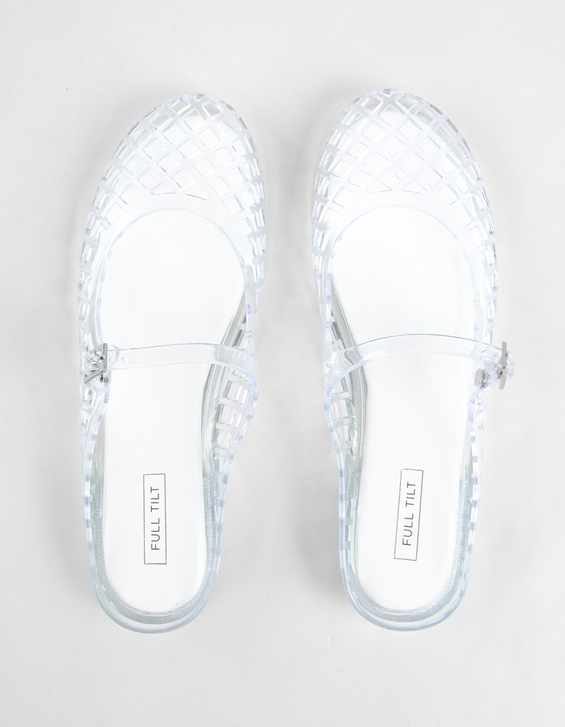 FULL TILT Posie Mary Jane Womens Jelly Mules image number 4