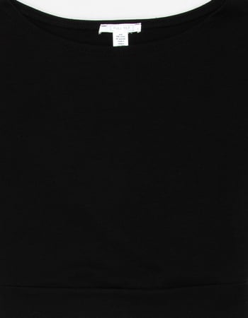 FULL TILT Girls Off The Shoulder Banded Top Alternative Image