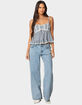 EDIKTED Lace Trim Babydoll Tank Top image number 2