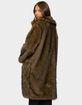 EDIKTED Saphira Oversized Faux Fur Maxi Coat image number 3