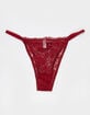 FULL TILT Floral Allover Lace Cheeky Panties image number 1