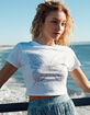 O'NEILL Y2K Butterfly Womens Baby Tee image number 1