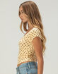 TILLYS Womens Surplice Tee image number 3