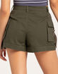RSQ Womens Mid Length Cargo Shorts image number 4