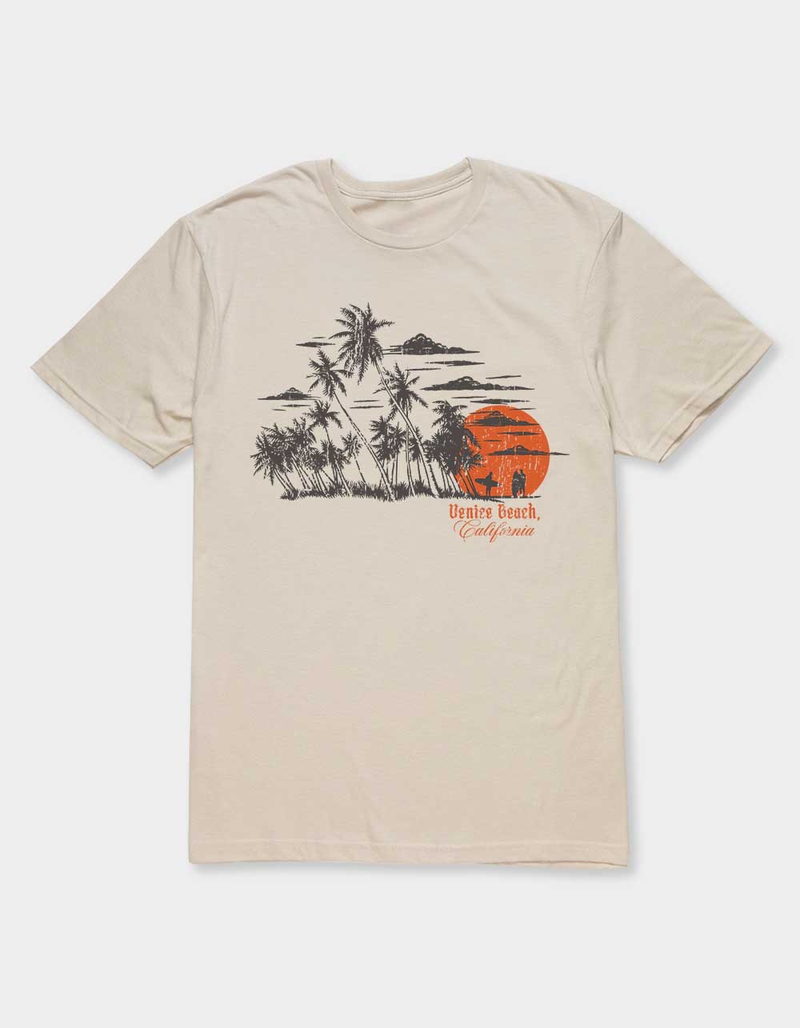VENICE BEACH Surf Distressed Unisex Tee image number 0